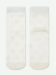 Махровые женские носки из хлопка с объемными рисунками conte comfort 548 молочный, , 36-37 (23), CONTE ELEGANT, - 5