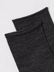 Удлиненные теплые женские носки с шерстью conte comfort 000 темно-серый, , 36-38 (23-25), CONTE ELEGANT, - 4