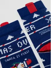 Новогодние детские носки new year 950 синий, , 13-14, CONTE-KIDS, - 3
