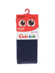 Колготки детские (однотонные) tip-top 566 темный джинс, , 92-98 (14), CONTE-KIDS, - 2