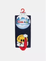 Носки детские новогодние new year (махровая стопа) 952 темно-синий, , 16-18, CONTE-KIDS, - 4