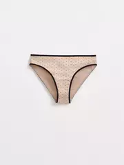 Трусы женские "бикини" print dots lb 2546 cappuccino-black, , 90/XS, CONTE ELEGANT, - 4