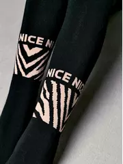 Колготки детские sof-tiki (махровые внутри) с рисунками 664 черный, , 140-146 (22), CONTE-KIDS, - 5