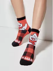 Новогодние детские носки new year 949 красный, , 20-22, CONTE-KIDS, - 1