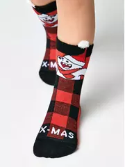 Новогодние детские носки для малышей new year 949 красный, , 9-10, CONTE-KIDS, - 1