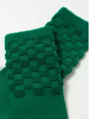 Махровые женские носки из хлопка comfort 550 зеленый, , 36-37 (23), CONTE ELEGANT, - 5