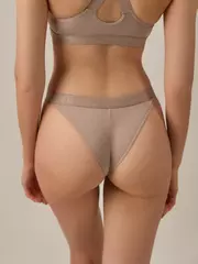Трусы женские «танга» из бамбука flexible lta 2237 cappuccino, , 94/S, CONTE ELEGANT, - 3