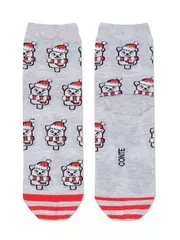 Новогодние женские носки conte new year (3 пары,коробочка) 779 ассорти, , 36-39 (23-25), CONTE ELEGANT, - 5