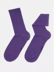 Удлиненные женские хлопковые носки active 000 фиолетовый, , 36-37 (23), CONTE ELEGANT, - 2