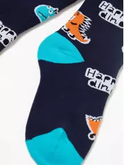 Теплые махровые детские колготки sof-tiki (махровые внутри) 656 темно-синий, , 104-110 (16), CONTE-KIDS, - 3