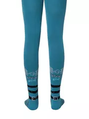 Детские колготки tip-top 411 бирюза, , 128-134 (20), CONTE-KIDS, - 2