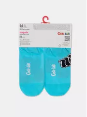 Хлопковые детские носки "веселые ножки" 947 бирюза, , 16, CONTE-KIDS, - 5