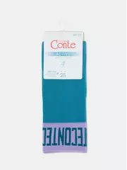 Носки женские вискозные (удлиненные) active 273 темно-бирюзовый, , 36-37 (23), CONTE ELEGANT, - 6