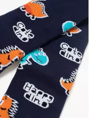 Теплые махровые детские колготки sof-tiki (махровые внутри) 656 темно-синий, , 104-110 (16), CONTE-KIDS, - 2