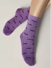 Носки женские хлопковые classic 528 сиреневый, , 38-39 (25), CONTE ELEGANT, - 2