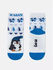 Новогодние детские носки new year 953 белый, , 13-14, CONTE-KIDS, - 3