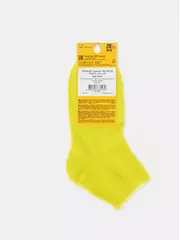 Носки детские короткие (однотонные) esli 000 лимон, , 20, ESLI, - 4