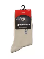 Носки мужские (средней длины) classic 2122 брестские 001 песочный, , 44-45 (29), БРЕСТСКИЕ, - 2
