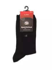 Носки мужские (средней длины) classic 2122 брестские 015 черный, , 46-47 (31), БРЕСТСКИЕ, - 2