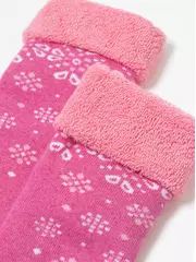 Махровые детские носки conte-kids sof-tiki (2 пары) 703 белый-розовый, , 12, CONTE-KIDS, - 3