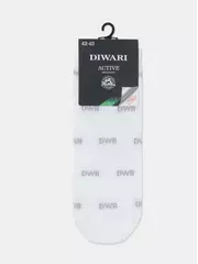 Носки мужские (короткие) diwari active 196 белый, , 40-41 (25), DIWARI, - 5