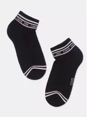 Носки женские короткие active (махровая стопа) 572 черный, , 36-38 (23-25), CONTE ELEGANT, - 4