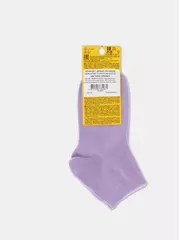 Носки детские короткие (однотонные) esli 000 сиреневый, , 14, ESLI, - 4