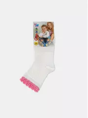 Носки детские conte-kids tip-top (вискоза, с резинкой "пикот") 145 белый, , 20, CONTE-KIDS, - 3
