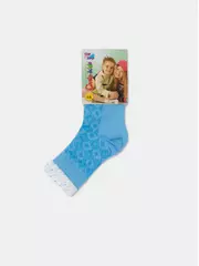 Носки детские conte-kids tip-top (вискоза, с резинкой "пикот") 144 голубой, , 18, CONTE-KIDS, - 3