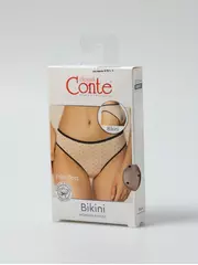 Трусы женские "бикини" print dots lb 2546 black-cameo, , 106/XL, CONTE ELEGANT, - 6