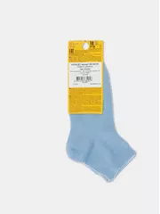 Носки детские короткие (однотонные) esli 000 голубой, , 20, ESLI, - 5