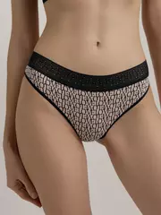 Трусы женские mix&match lb 2511 pink-black love, , 102/L, CONTE ELEGANT, - 1