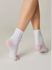 Носки женские хлопковые esli 579 белый, , 36-39 (23-25), ESLI, - 3
