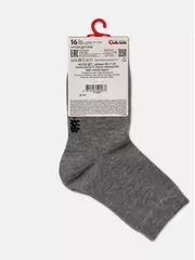 Хлопковые детские носки (однотонные) tip-top 000 серый, , 14, CONTE-KIDS, - 4