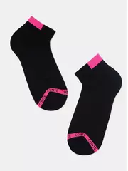 Носки женские короткие хлопковые active (махровая стопа) 573 черный, , 36-37 (23), CONTE ELEGANT, - 4