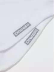 Короткие мужские однотонные носки diwari 3dsocks 000 белый, , 44-45 (29), DIWARI, - 2