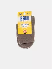 Носки детские (однотонные) esli 000 какао, , 14, ESLI, - 3