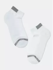 Носки женские короткие хлопковые active (махровая стопа) 573 белый, , 36-37 (23), CONTE ELEGANT, - 5