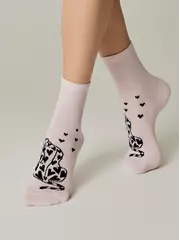 Носки женские хлопковые esli 575 светло-розовый, , 36-39 (23-25), ESLI, - 2