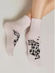 Носки женские хлопковые esli 575 светло-розовый, , 36-39 (23-25), ESLI, - 3