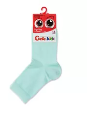 Хлопковые детские носки (однотонные) tip-top 000 бледно-бирюзовый, , 16, CONTE-KIDS, - 2