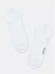 Короткие мужские однотонные носки diwari 3dsocks 000 белый, , 44-45 (29), DIWARI, - 1