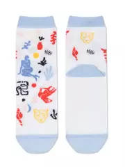 Носки женские хлопковые esli 577 белый, , 36-39 (23-25), ESLI, - 5