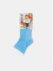 Носки детские conte-kids tip-top (вискоза, с резинкой "пикот") 145 голубой, , 20, CONTE-KIDS, - 3