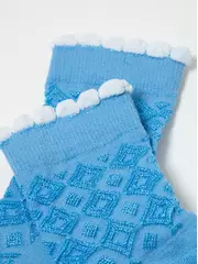 Носки детские conte-kids tip-top (вискоза, с резинкой "пикот") 144 голубой, , 18, CONTE-KIDS, - 2