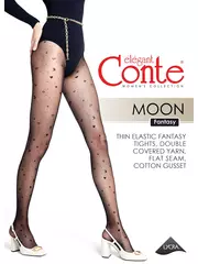 Колготки c рисунками conte moon grafit, , 4, CONTE ELEGANT, - 3