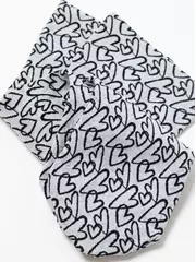 Плотные женские носки с вывязанным рисунком «сердечки» conte fantasy 23с-84сп nero-bianco, , 36-39 (23-25), CONTE ELEGANT, - 5