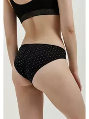 Трусы женские "бикини" print dots lb 2546 black-cameo, , 106/XL, CONTE ELEGANT, - 3