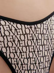 Трусы женские mix&match lbr 2509 pink-black love, , 90/XS, CONTE ELEGANT, - 2