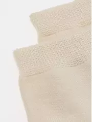 Носки детские короткие (однотонные) esli 000 молочный, , 16, ESLI, - 2